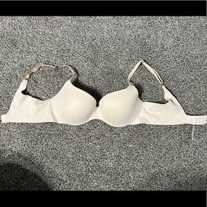 NWOT beige lined demi bra size 32C